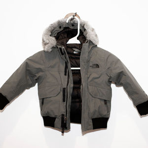 The North Face Army Green Winter Coat w/ Fur Hood